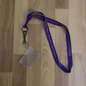 Mankato State Lanyard & Card Holder